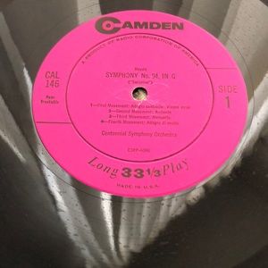 Haydn Sym. No. 94 G, Mendelssohn Sym. No. 4 A Op. 90 Vinyl Lp
